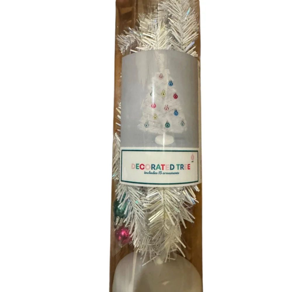 Free with bundle! White mini decorated tree